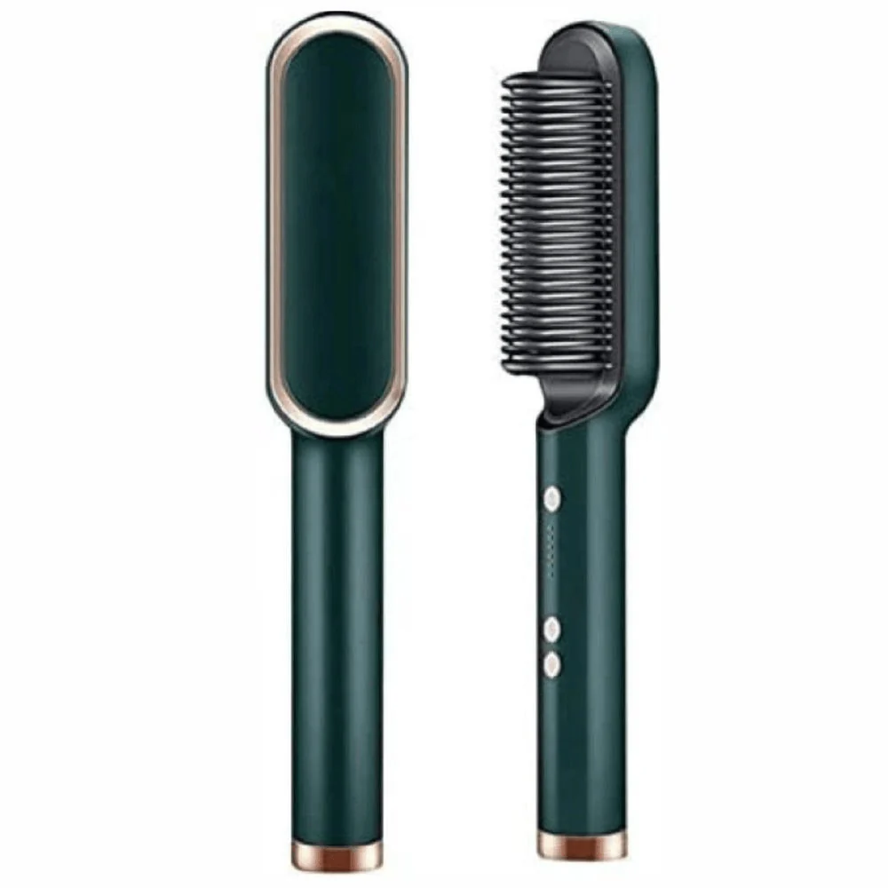 2-in-1 Hair Straightener & Curling Comb ✨