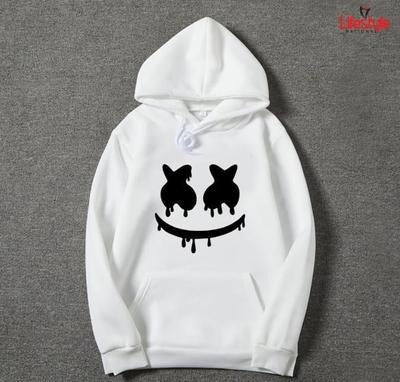 1 Pc Men's Fleece Printed Hoodie
